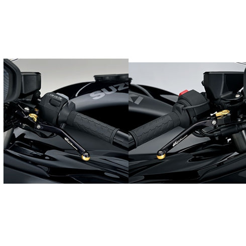 SUZUKI BILLET ADJUSTABLE BRAKE / CLUTCH LEVER 2022-2025HAYABUSA OEM NEW GENUNE