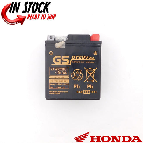 HONDA GTZ8V BATTERY 2017-25 REBEL 300 / 2017-24 REBEL 500 / 2017-20 CRF250L / RL
