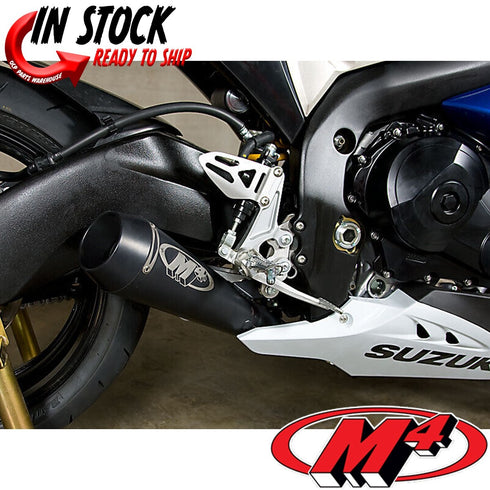 M4 EXHAUST 2009-2011 SUZUKI GSXR1000 GP SLIP ON MUFFLER BLACK EXHAUST GENUINE