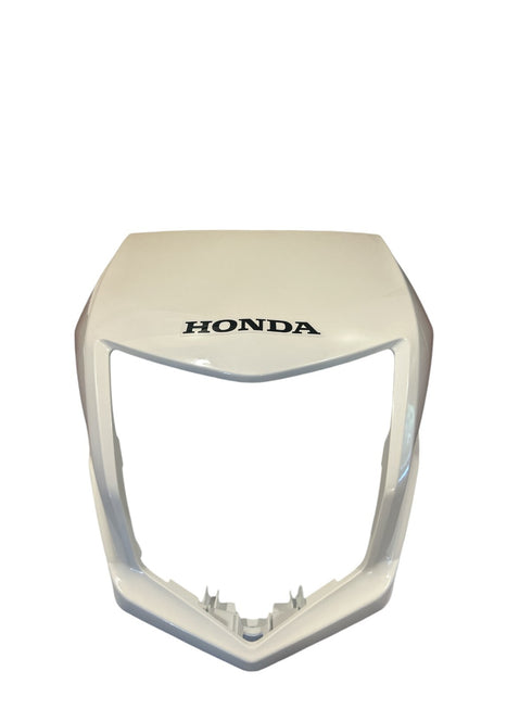 HONDA HEADLIGHT VISOR COVER COWL FENDER WHITE 2023-2024 XR150L OEM NEW