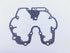 HONDA HEAD COVER GASKET 1984 - 2004 XR250R 1991-1996 XR250L GENUINE OEM NEW