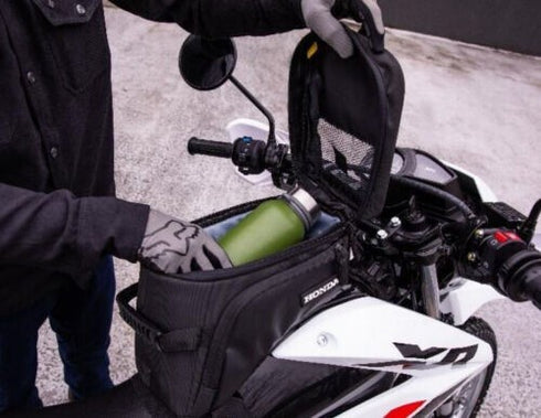 HONDA TANK BAG 12 LITER BLACK 2023-24 XR150L GENUINE OEM NEW 0SH54-KRH-A00