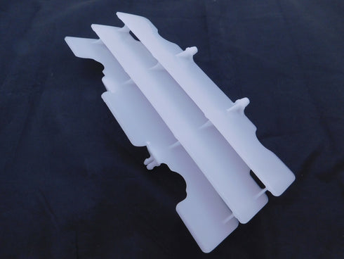 NEW OEM HONDA RADIATOR GRILLE FINS 92-97 CR125 LEFT-RIGHT SIDE LOUVER