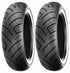 New Shinko 140/80-17 & 180/65B 16 777 White Wall Tire Set