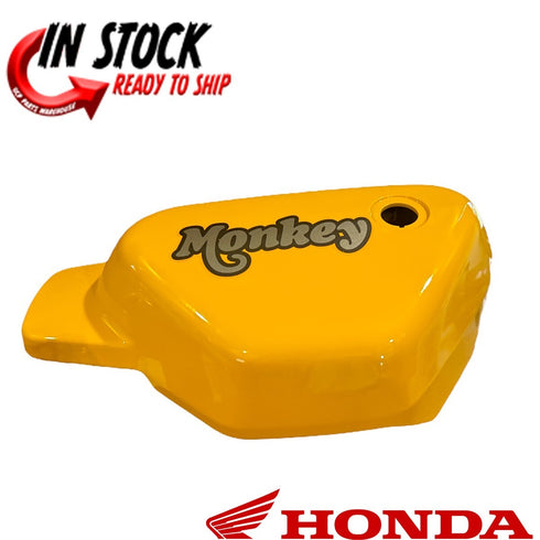 HONDA LEFT UPPER SIDE COVER 2022-2024 MONKEY Z125 BANANA YELLOW OEM NEW