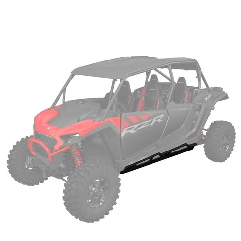 POLARIS LOW PROFILE ROCK SLIDERS 2024 RZR XP 1000 4 SEATER OEM NEW BLACK