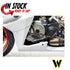 WOODCRAFT LH STATOR COVER PROTECTOR / SKID PLATE BLK 21-25 APRILIA 660 RS TUONO