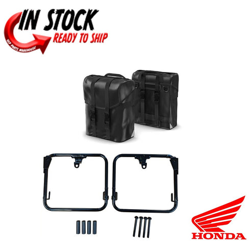 HONDA SADDLEBAG KIT WITH MOUNTS (2 BAGS 2 MOUNTS) 2022-2026 GROM OEM GENUINE