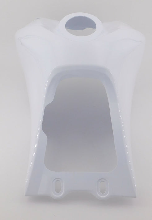 HONDA TRX450R TRX450ER 450R 450ER ROSS WHITE GAS TANK COVER 83700-HP1-A00ZA