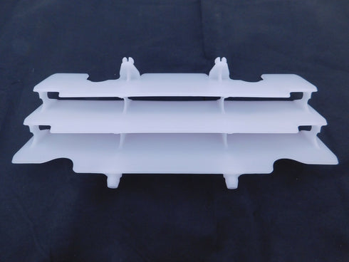 NEW OEM HONDA RADIATOR GRILLE FINS 92-97 CR125 LEFT-RIGHT SIDE LOUVER