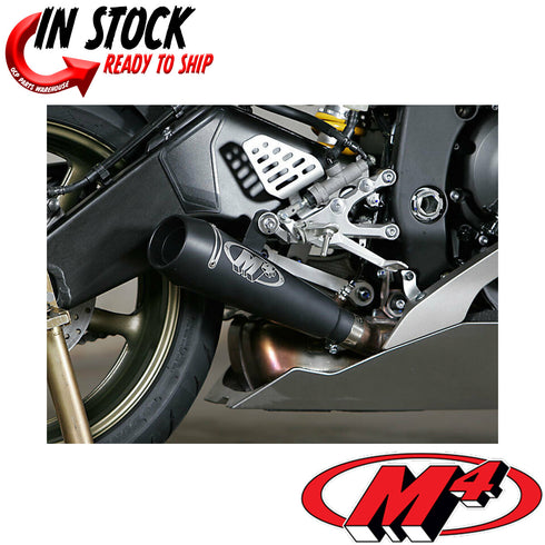 M4 EXHAUST 2006-2020 YAMAHA R6 GP MOUNT SLIP ON MUFFLER BLACK GENUINE M4