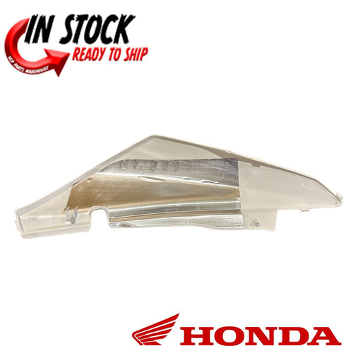HONDA RIGHT SIDE NUMBER PLATE ROSS WHITE FENDER BLACK 2023-2024 XR150L OEM NEW