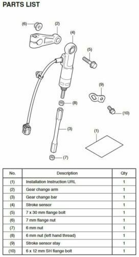 NEW OEM HONDA 2018-2019 CB1000R QUICK SHIFTER 08U70-MKJ-D00