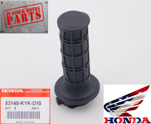 Honda Throttle Tube and Grip 2019-2025 CRF110F GENUINE OEM 53140-KYK-D10