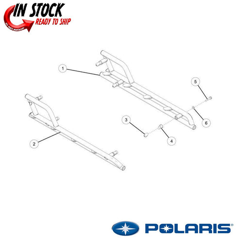 Polaris Extreme Kick-Out Rock Sliders 2024-25 Xpediton XP ADV 2Seat 2884495-458