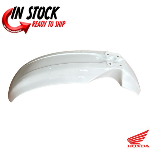 HONDA GENUINE FRONT FENDER 1993-2024 XR650 L OEM ROSS WHITE MUD GUARD OEM