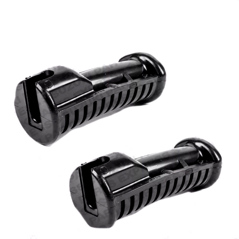 SUZUKI FOOTPEG FOOTREST PEG RUBBERS 1984 - 1987 SUZUKI LT50 QUADRUNNER PAIR OEM