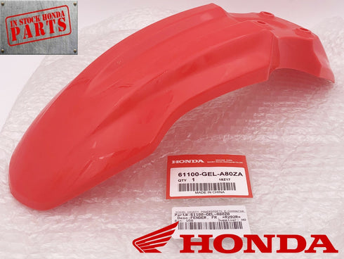 HONDA 2013 - 2021 CRF50F CRF 50 F EXTREME RED R292R FRONT FENDER 61100-GEL-A80ZA