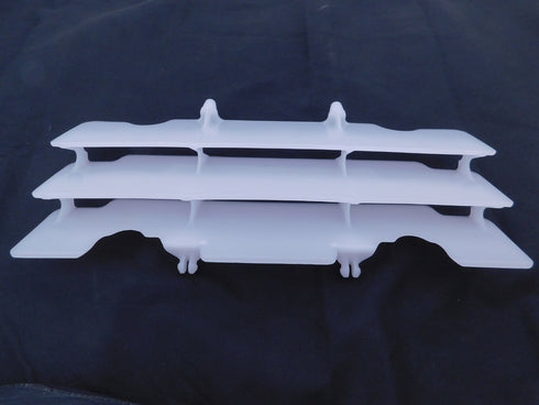 NEW OEM HONDA RADIATOR GRILLE FINS 92-97 CR125 LEFT-RIGHT SIDE LOUVER