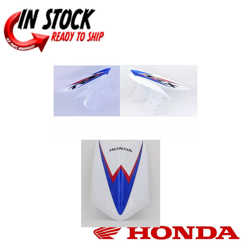 HONDA TRX450R, TRX450ER TRX 450R 450ER ROSS WHITE FRONT FENDER KIT 2006-2014
