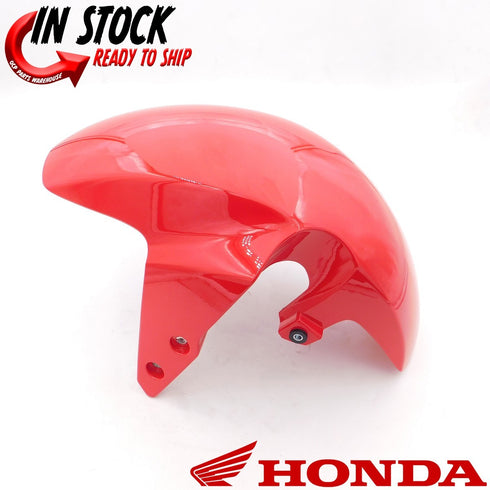 HONDA FRONT FENDER 2014-2015 GROM PEARL VALENTINE RED GENUINE OEM AUTHENTIC