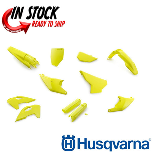 HUSQVARNA YELLOW PLASTIC KIT FENDERS 2023-2024 FC250 FC350 FX450 TC125 TC250 OEM