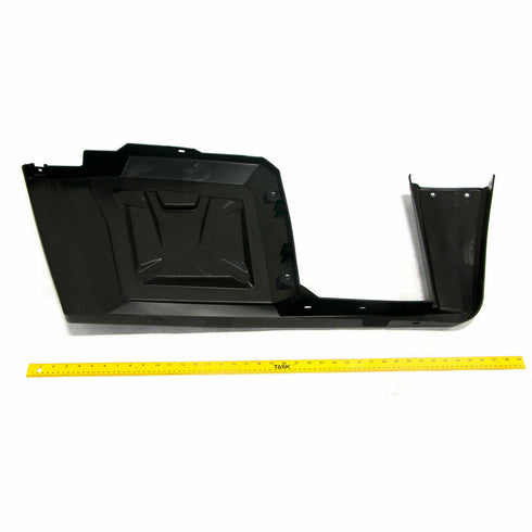 Polaris Fender, Rear, Left Side, Gloss Black, Genuine OEM Part 5437566-070