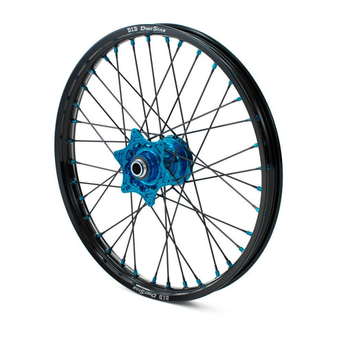 Husqvarna FACTORY FRONT WHEEL 1.6X21" Black/Anodized Blue DID Dirtstar