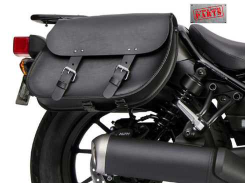2017 - 2021 Honda Rebel CMX500 CMX 500 Throw Over Saddle Bags and Supports NEW