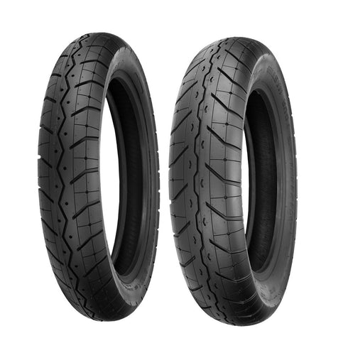 SHINKO 230 TOUR MASTER MOTORCYCLE TIRE SET 100/90-19 150/80-16 FRONT/REAR HARLEY