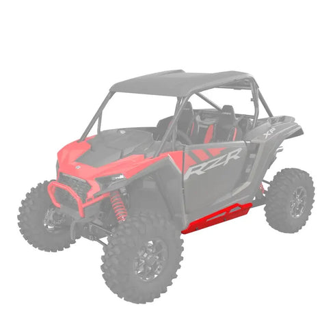 POLARIS LOW PROFILE ROCK SLIDERS 2024 RZR XP 1000 2 SEATER OEM NEW RED