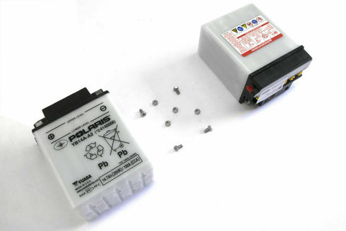 Polaris Battery, 195 Cold Crank Amps, Genuine OEM Part 4140006, Qty 1