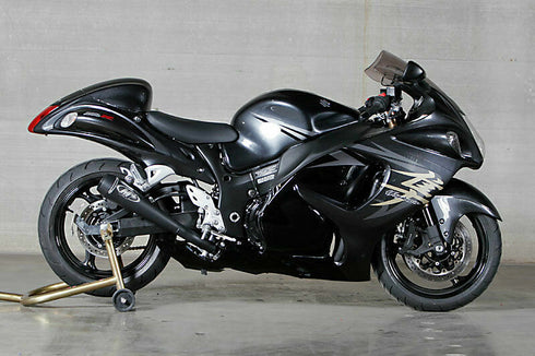 NEW SUZUKI HAYABUSA 2008-2020 M4 Slip-On Exhaust RETRO DRAG TWIN MUFFLERS