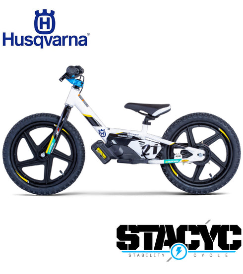 STACYC 16eDRIVE HUSQVARNA FACTORY REPLICA STABILITY CYCLE / BALANCE BIKE