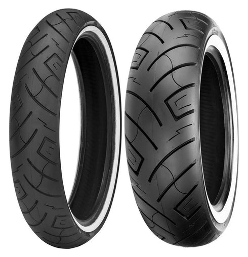 SHINKO H.D. WHITE WALL TIRE KIT HARLEY-DAVIDSON & CUSTOMS 120/70-21 / 130/90-16