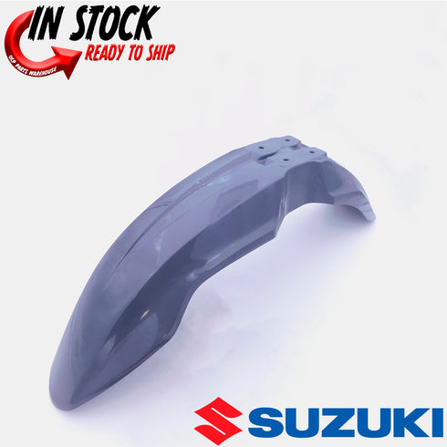 SUZUKI 2007-2022 DRZ400S DRZ400SM FRONT FENDER GRAY 53111-29FA0-YUD NEW OEM