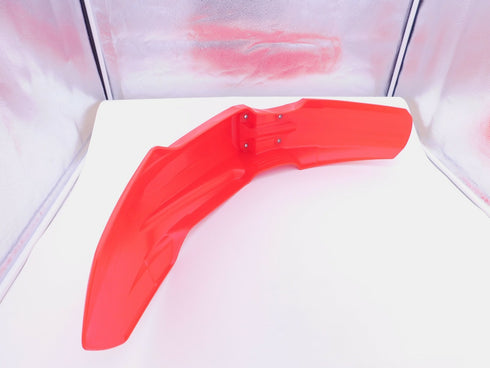 HONDA FRONT FENDER EXTREME RED 21 - 2024 CRF450R 20-24 CRF450RX GENUINE OEM NEW