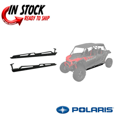 POLARIS LOW PROFILE ROCK SLIDERS 2024 RZR XP 1000 4 SEATER OEM NEW BLACK
