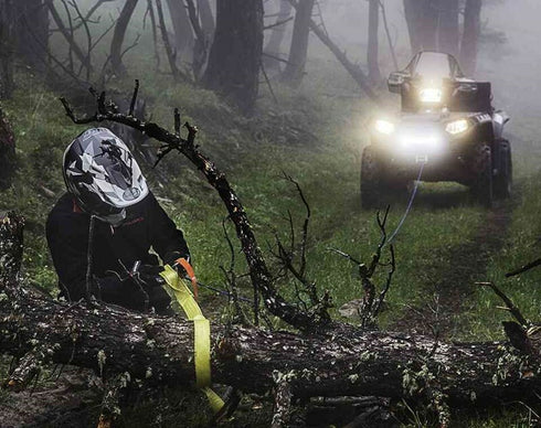 Polaris HD 50 ft (3500 lb) Syn. Rope Winch Kit 2012-2020 Sportsman OEM 2880435