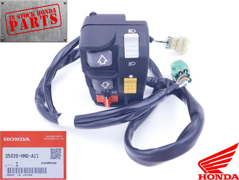 HONDA LEFT HANDLEBAR SWITCH 1998-2004 TRX450FE FOREMAN ES GENUINE OEM