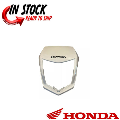 HONDA HEADLIGHT VISOR COVER COWL FENDER WHITE 2023-2024 XR150L OEM NEW