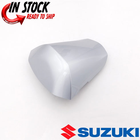 NEW OEM SUZUKI 2017-2024 GSXR 1000 SILVER REAR PASSENGER SOLO SEAT COWL