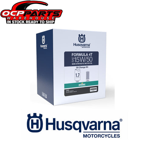 HUSQVARNA OIL CHANGE KIT 15W/50 FORMULA 4T 18-2023 SVARTPILEN/VITPILEN 401 OEM