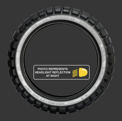Shinko 805 Series Dual Sport Rear Tire | 140/80-17 | Reflective | 69 Q