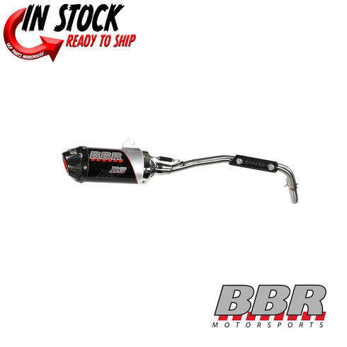 BBR D3 FULL EXHAUST 2004-2023 CRF50 / 2000-2003 XR50R SS-AL-CF 240-HXR-5031