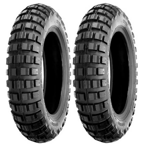 SHINKO 421 SERIES TIRE SET 1976-1982 Yamaha LB50P / LB80 Chappy 4.00-8