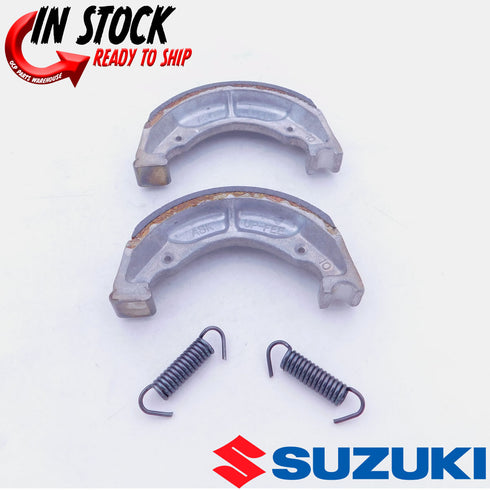 SUZUKI 1985-2006 JR50 FRONT/REAR BREAK SHOES SPRINGS KIT NEW OEM 64400-04811