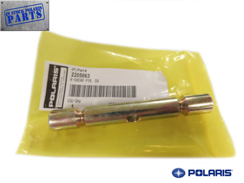 POLARIS REPLACEMENT SHEAR PIN 2205063 NEW GLACIER PRO OEM NEW