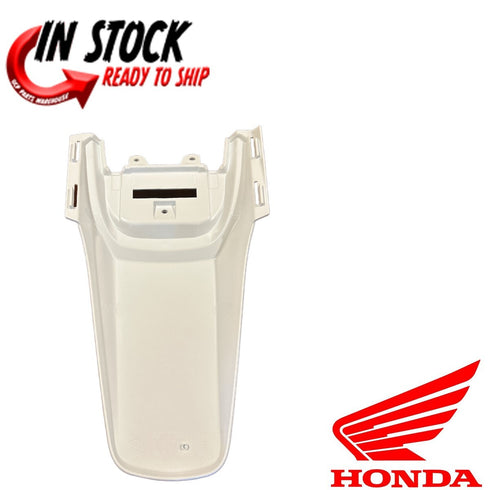 HONDA REAR FENDER 2013-2024 CRF50F GENUINE OEM ROSS WHITE 80101-GJG-C60ZA