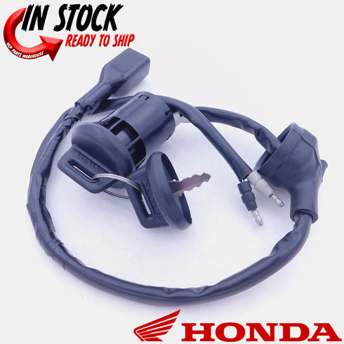 85-87 TRX250 FOURTRAX SHAFT DRIVE GENUINE HONDA OEM IGNITION KEY SWITCH